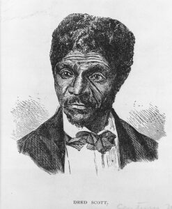 The Dred Scott case decided in 1857 by the Supreme Court, ignited passionate feelings about slavery North and South, and is cited by many as one of the causes of the Civil War. (Library of Congress)