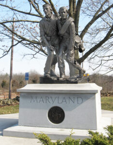 Maryland state monument at Gettysburg honoring all of the soldiers from the state, Union and Confederate, who fought at Gettysburg (http://www.stonesentinels.com)