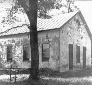 Early 20th century image of Western Chapel. (courtesy Louis Brown)